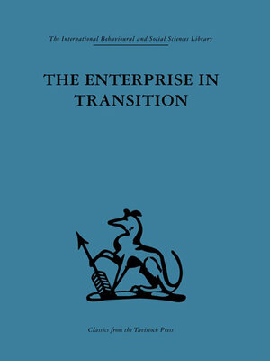 cover image of The Enterprise in Transition